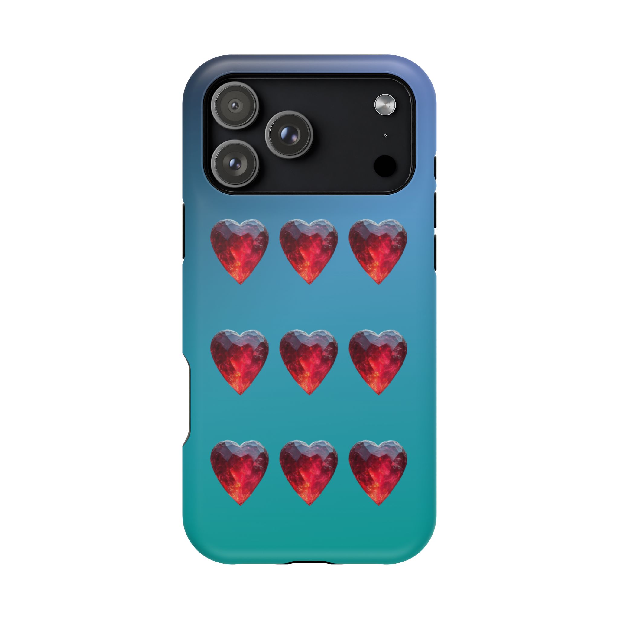Scarlet Love – Ruby Heart Gems Love iPhone Case - Image 40