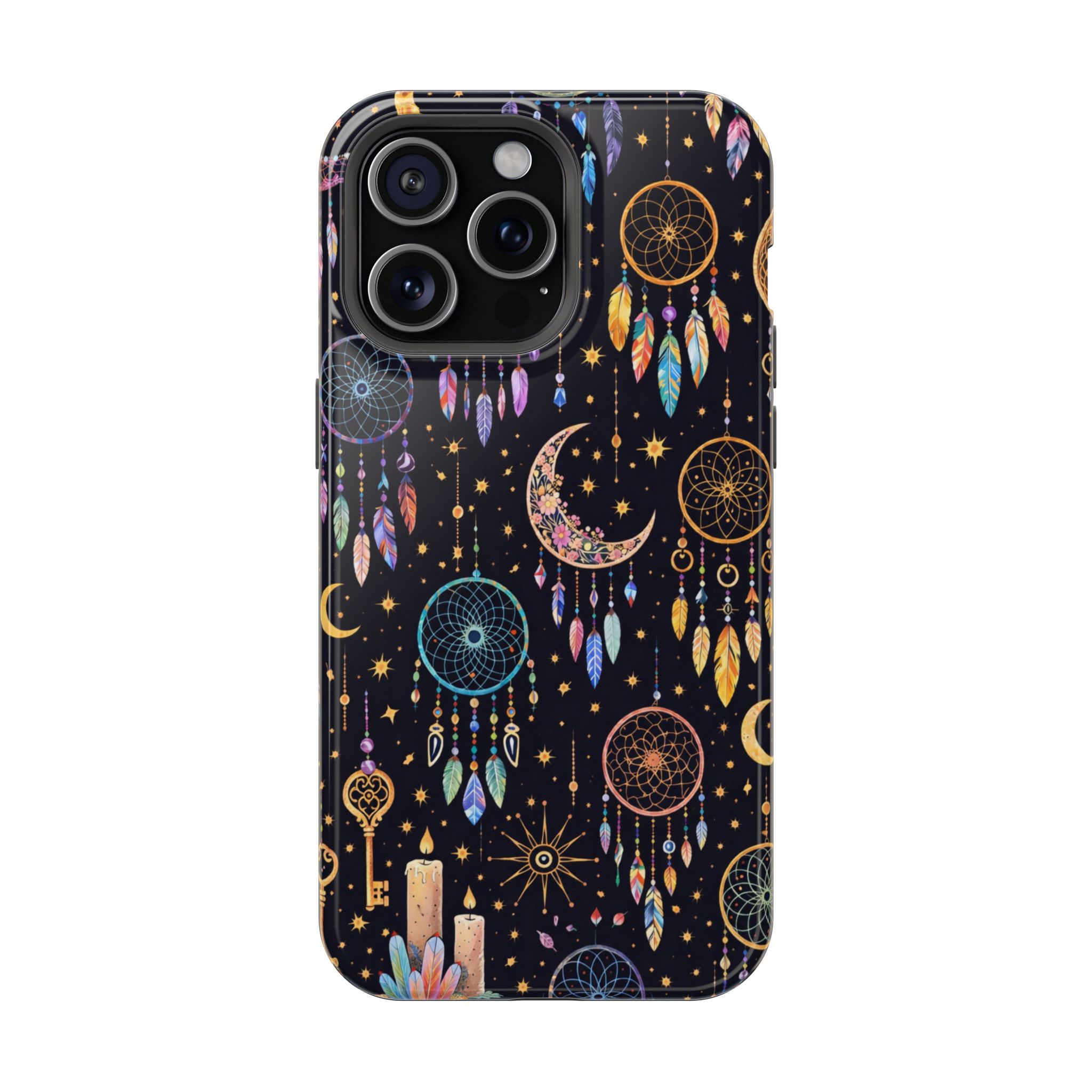 Celestial Dreams – Lunar Dream Catcher Magic iPhone Case - Image 24