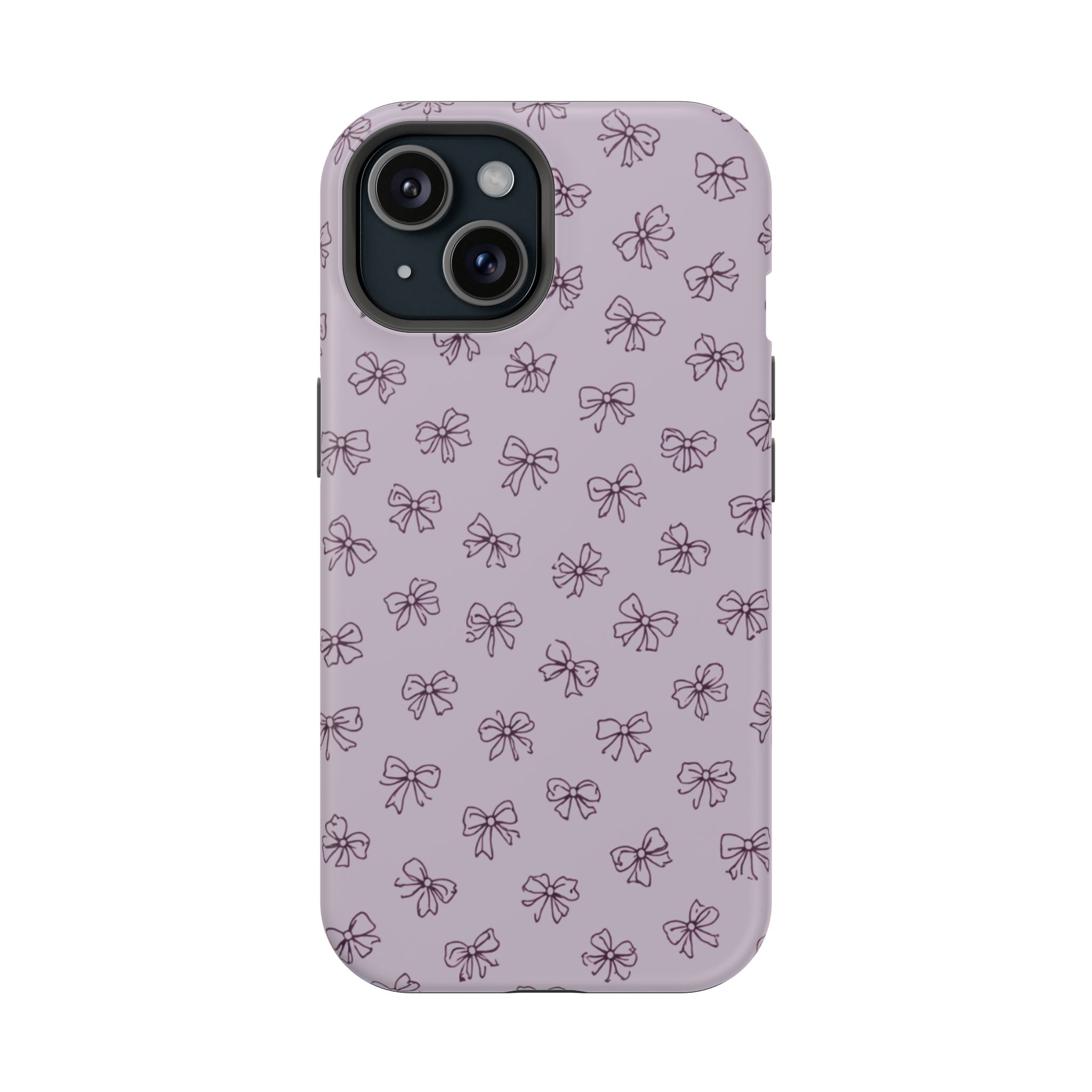 Lilac Bows – Soft Purple Ribbon Pattern iPhone Case - Image 19