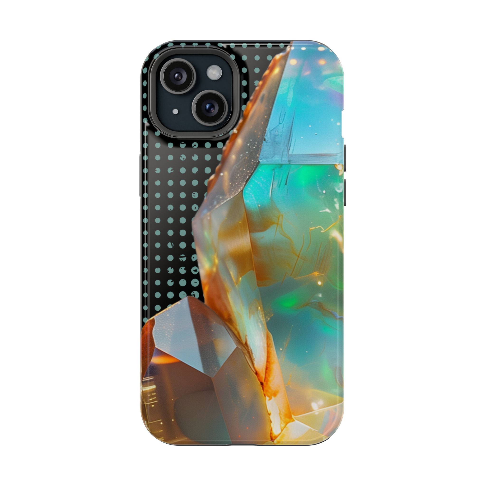 Prism Aura – Opal Iridescent Crystal Glow iPhone Case - Image 22
