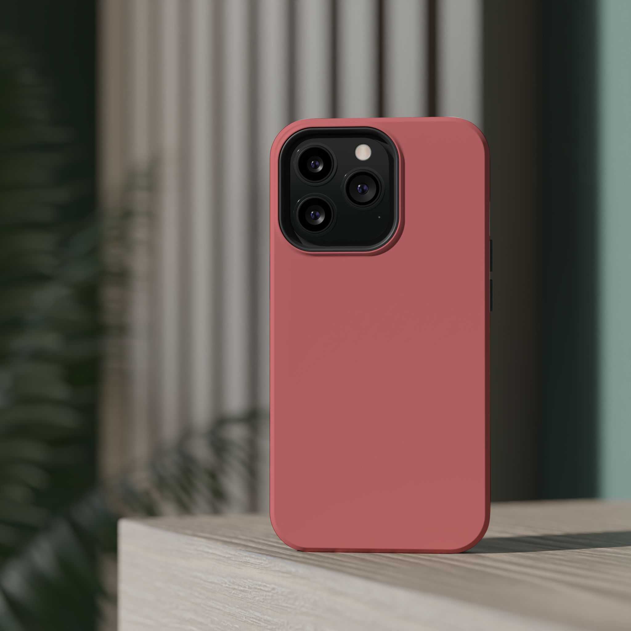 Rosewood Red – Soft Rose Red iPhone Case - Image 57