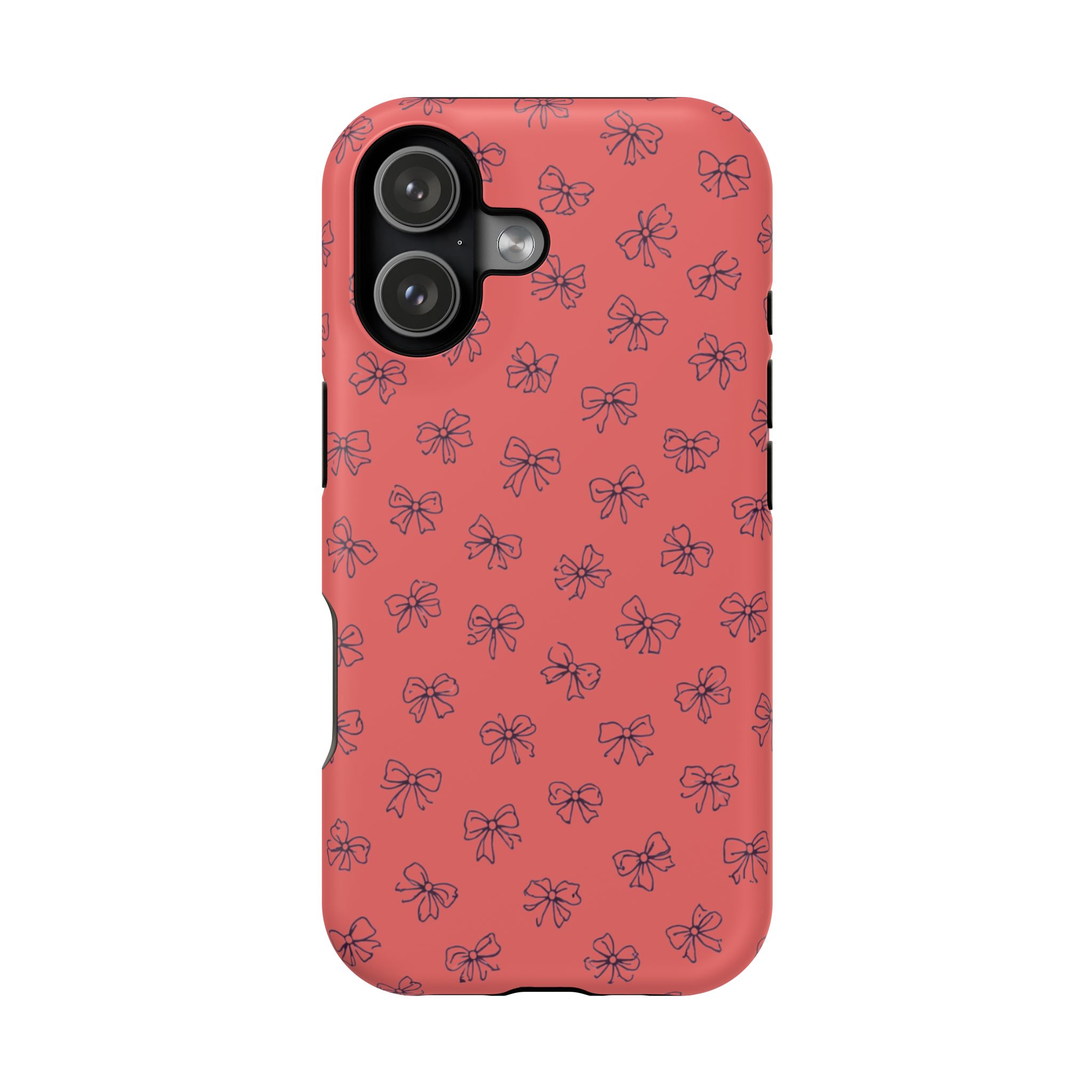 Coral Bows – Coral Bow iPhone Case - Image 34