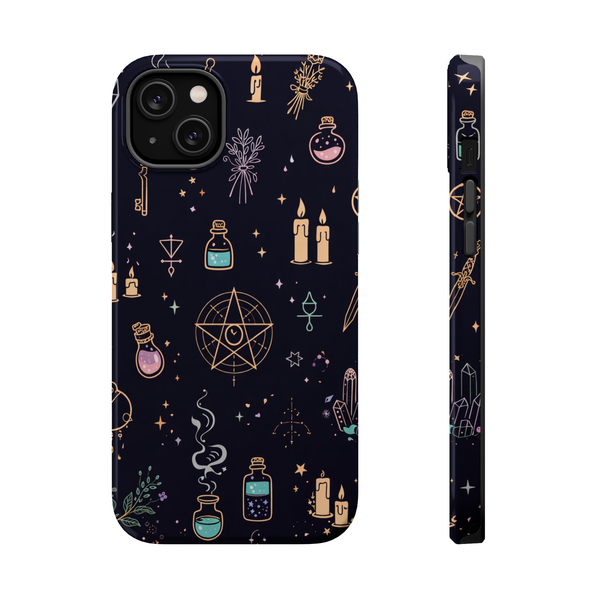 Coven Symbols – Witchcraft Icons Magic iPhone Case - Image 6