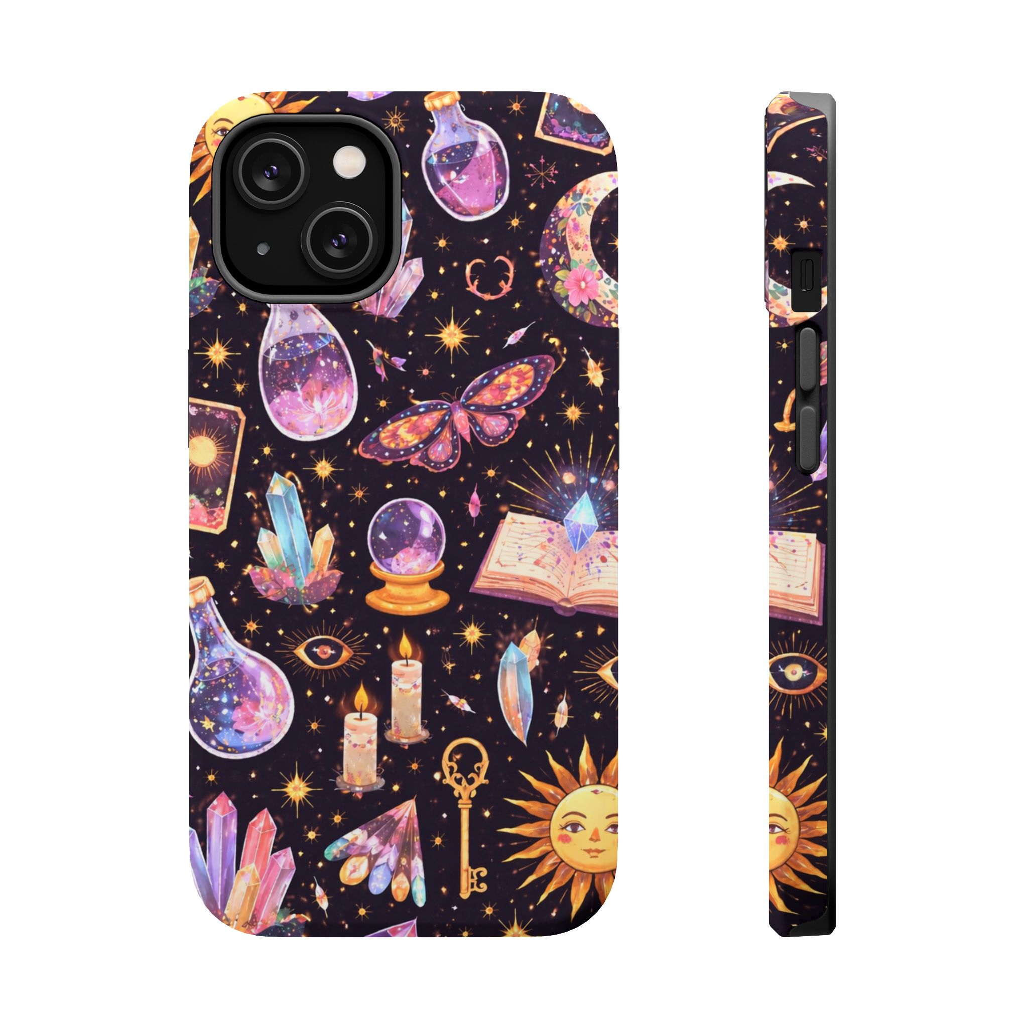 Cosmic Alchemy – Mystical Celestial Magic iPhone Case - Image 3