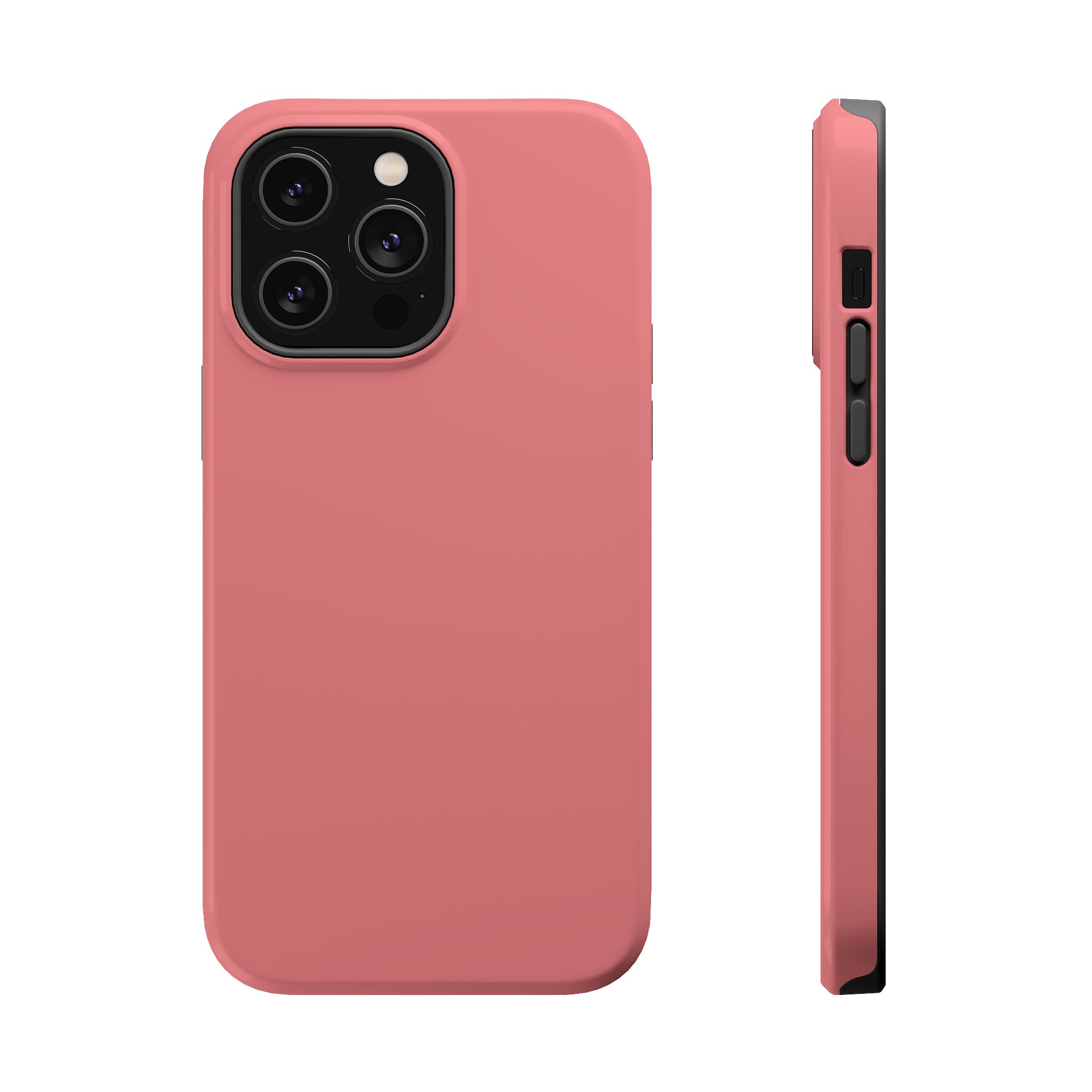 Rosewood Red – Soft Rose Red iPhone Case - Image 26