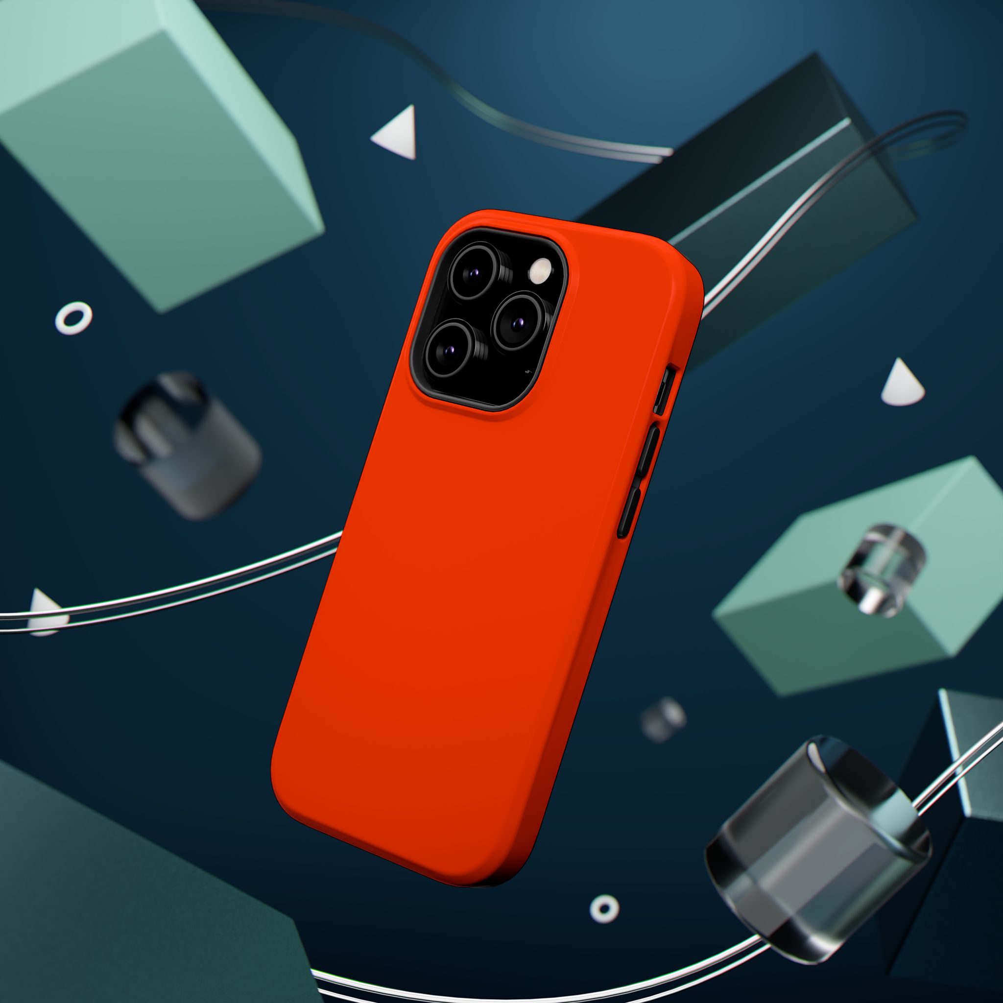 Sunset Orange iPhone Case – Bold Orange - Image 12