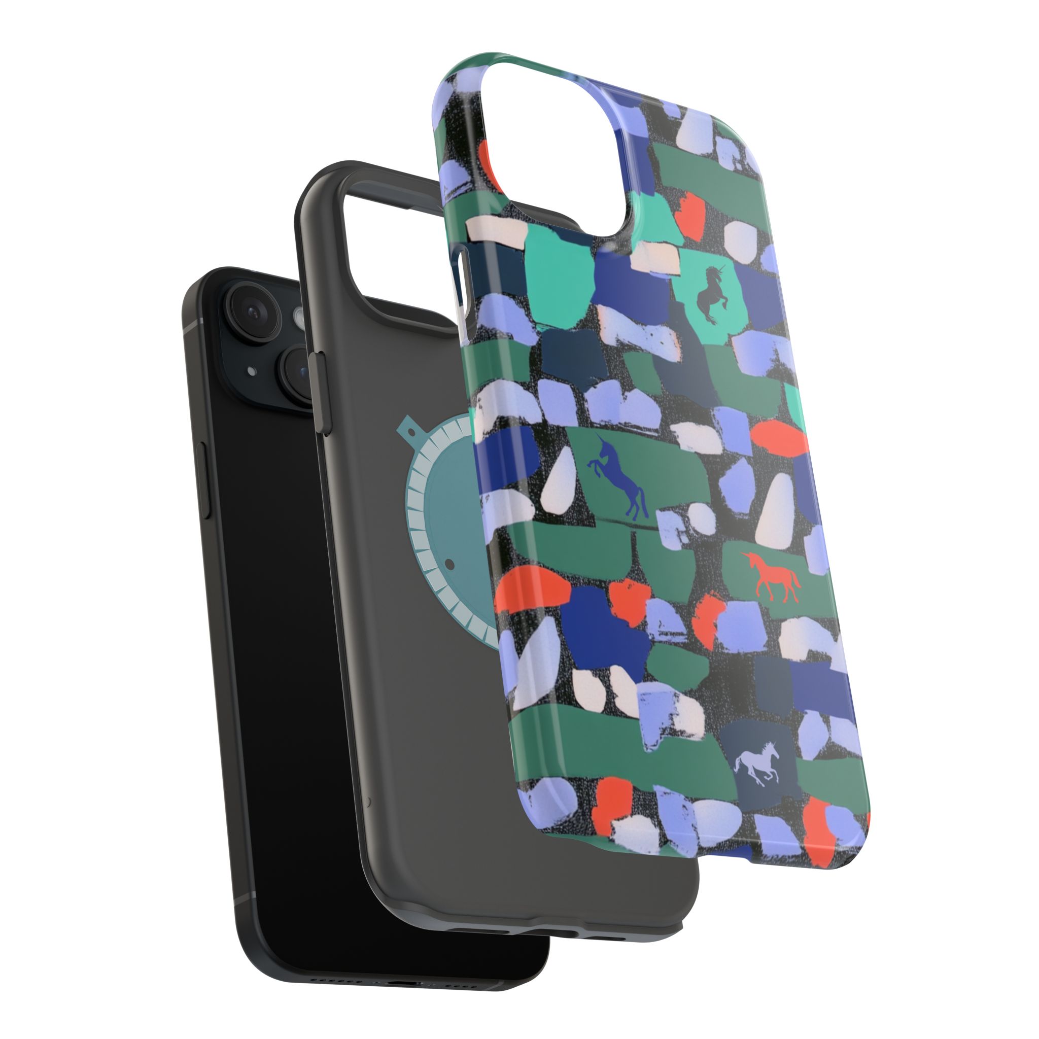Myth Mosaic – Unicorn Fantasy iPhone Case - Image 85