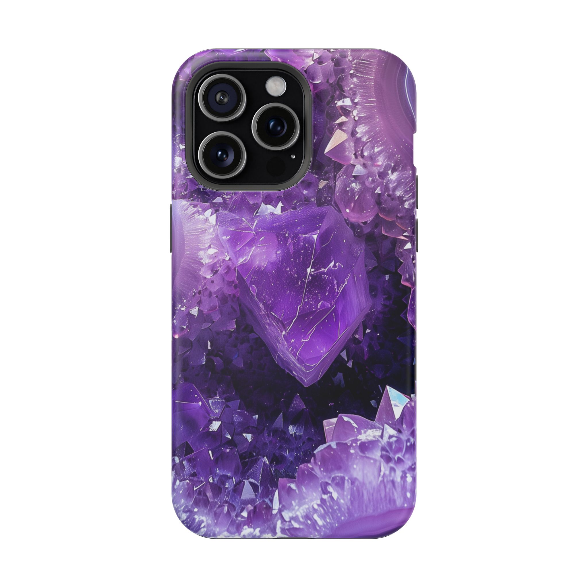 Violet Vice – Amethyst Geode Crystal iPhone Case - Image 25