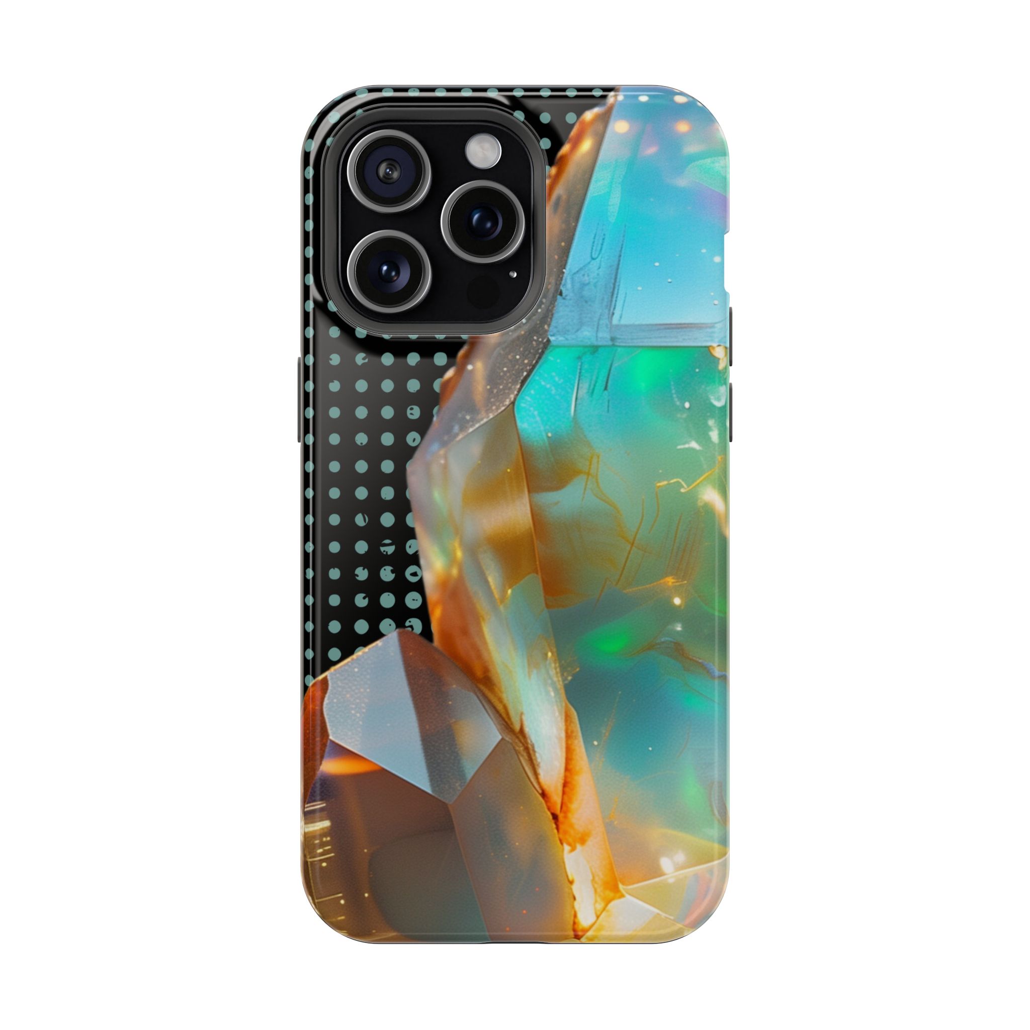 Prism Aura – Opal Iridescent Crystal Glow iPhone Case - Image 24