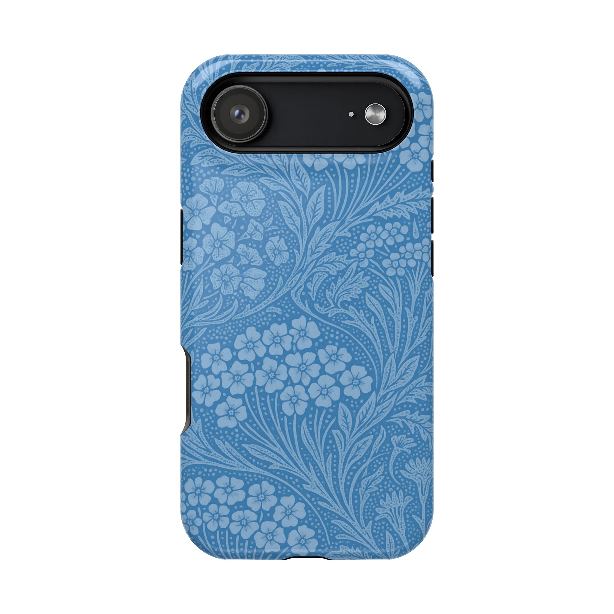Blue Meadow – Soft Sky Floral Pattern iPhone Case - Image 35