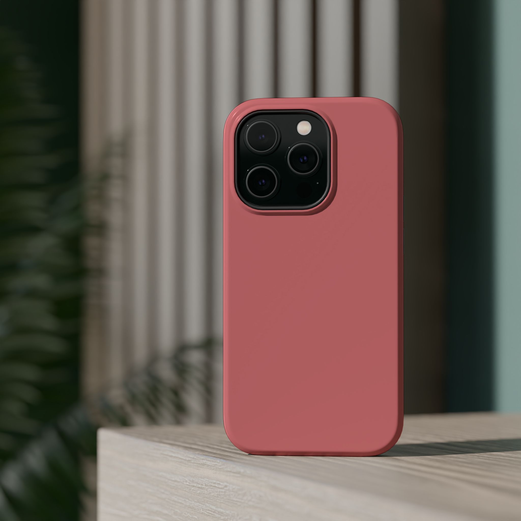 Rosewood Red – Soft Rose Red iPhone Case - Image 13