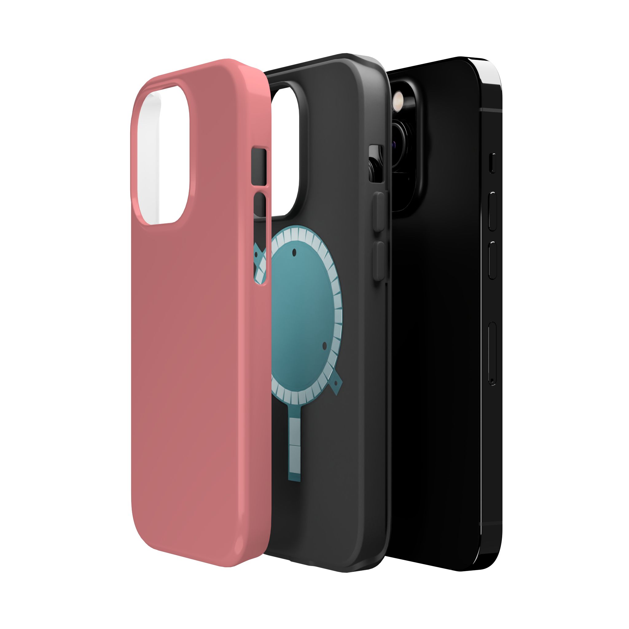 Rosewood Red – Soft Rose Red iPhone Case - Image 11