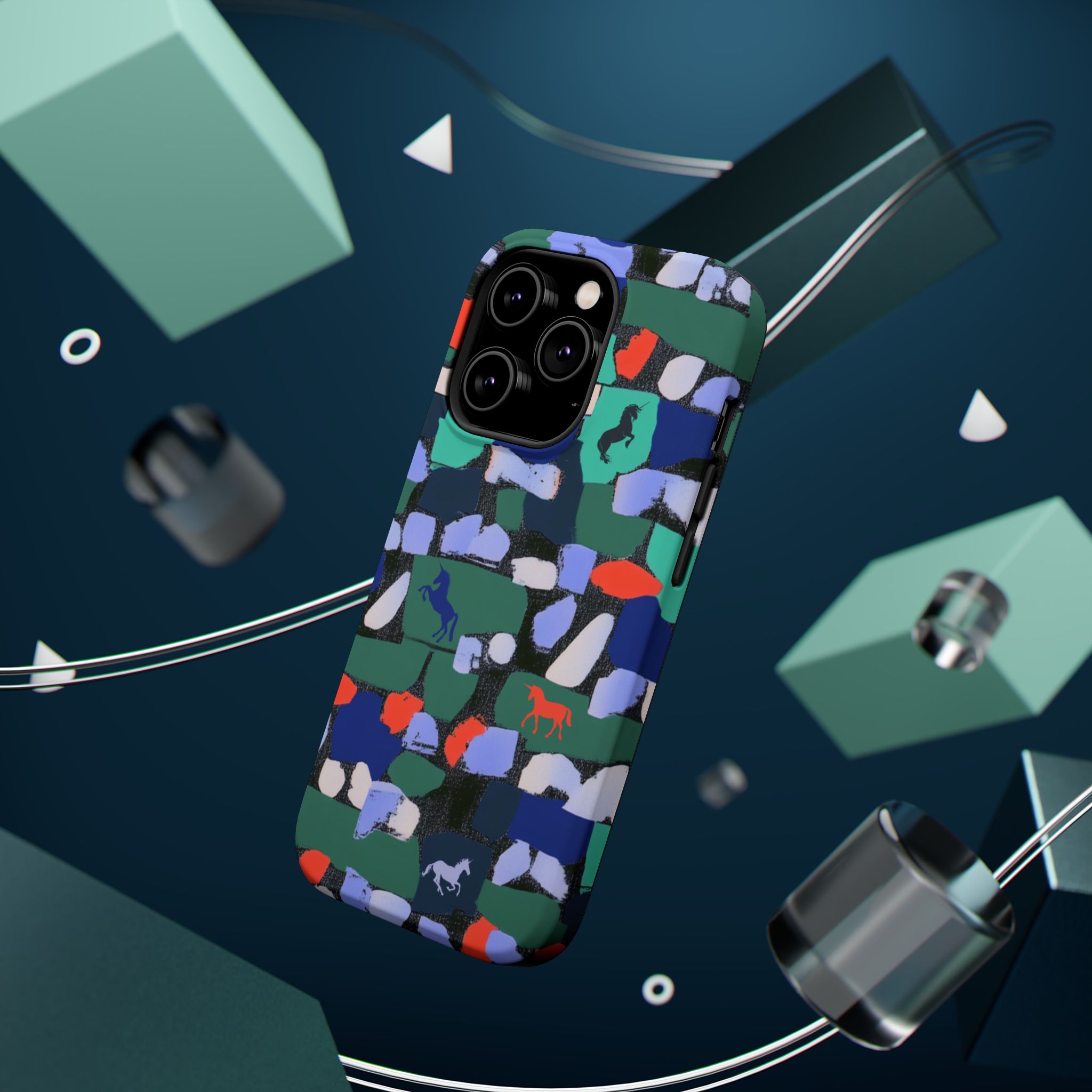 Myth Mosaic – Unicorn Fantasy iPhone Case - Image 16