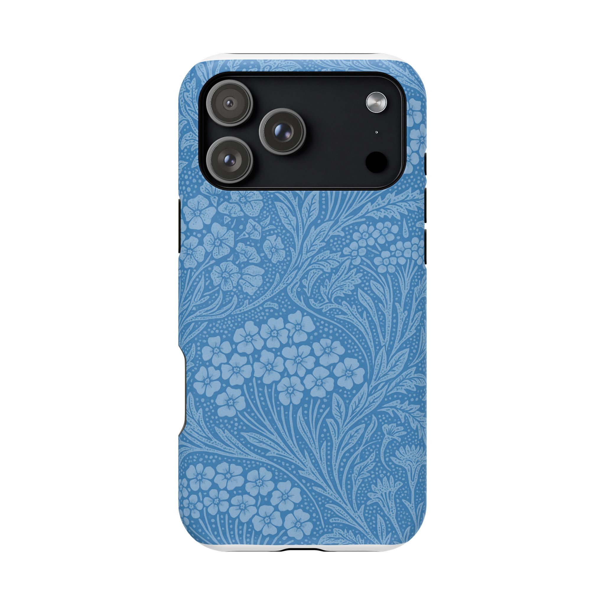 Blue Meadow – Soft Sky Floral Pattern iPhone Case - Image 40