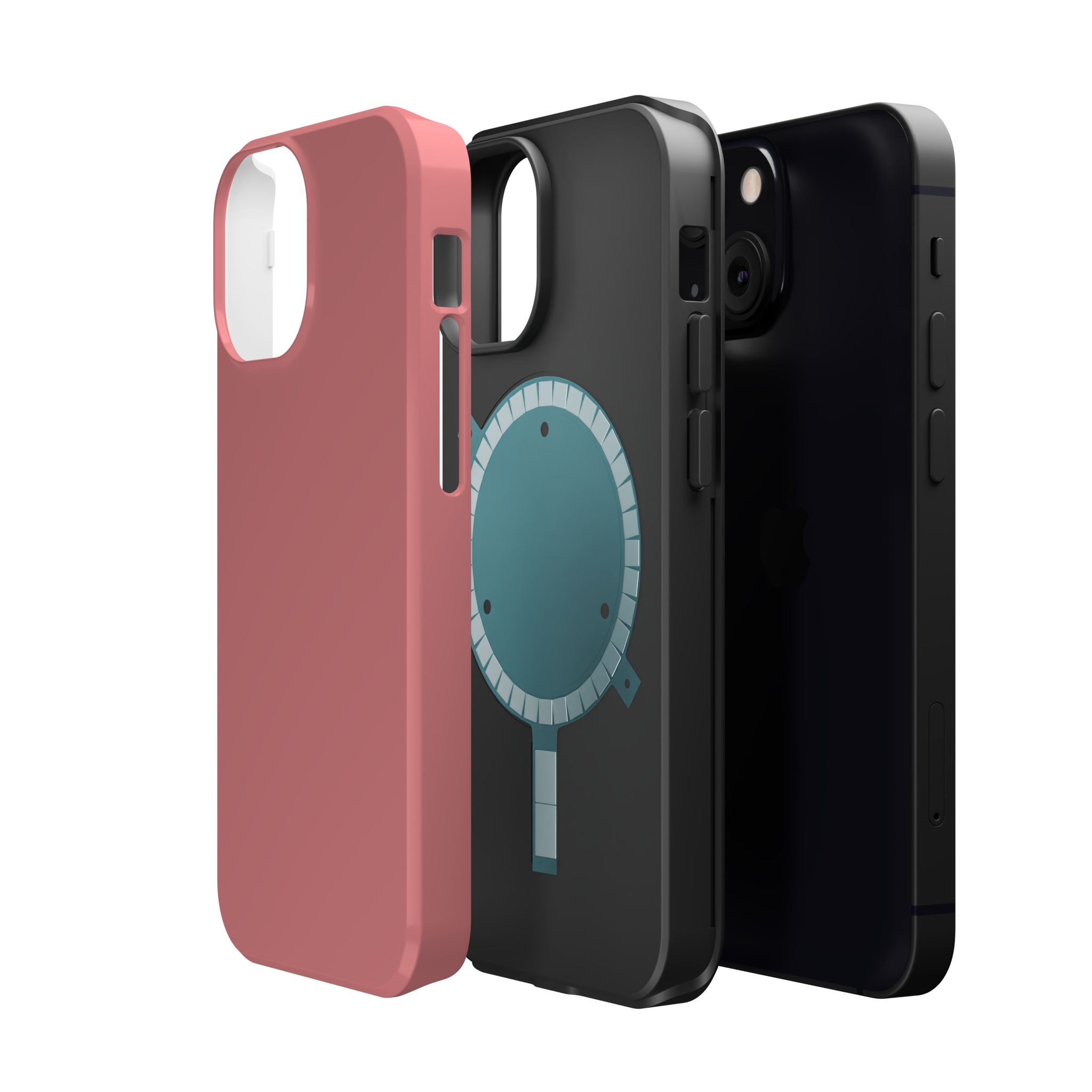 Rosewood Red – Soft Rose Red iPhone Case - Image 43