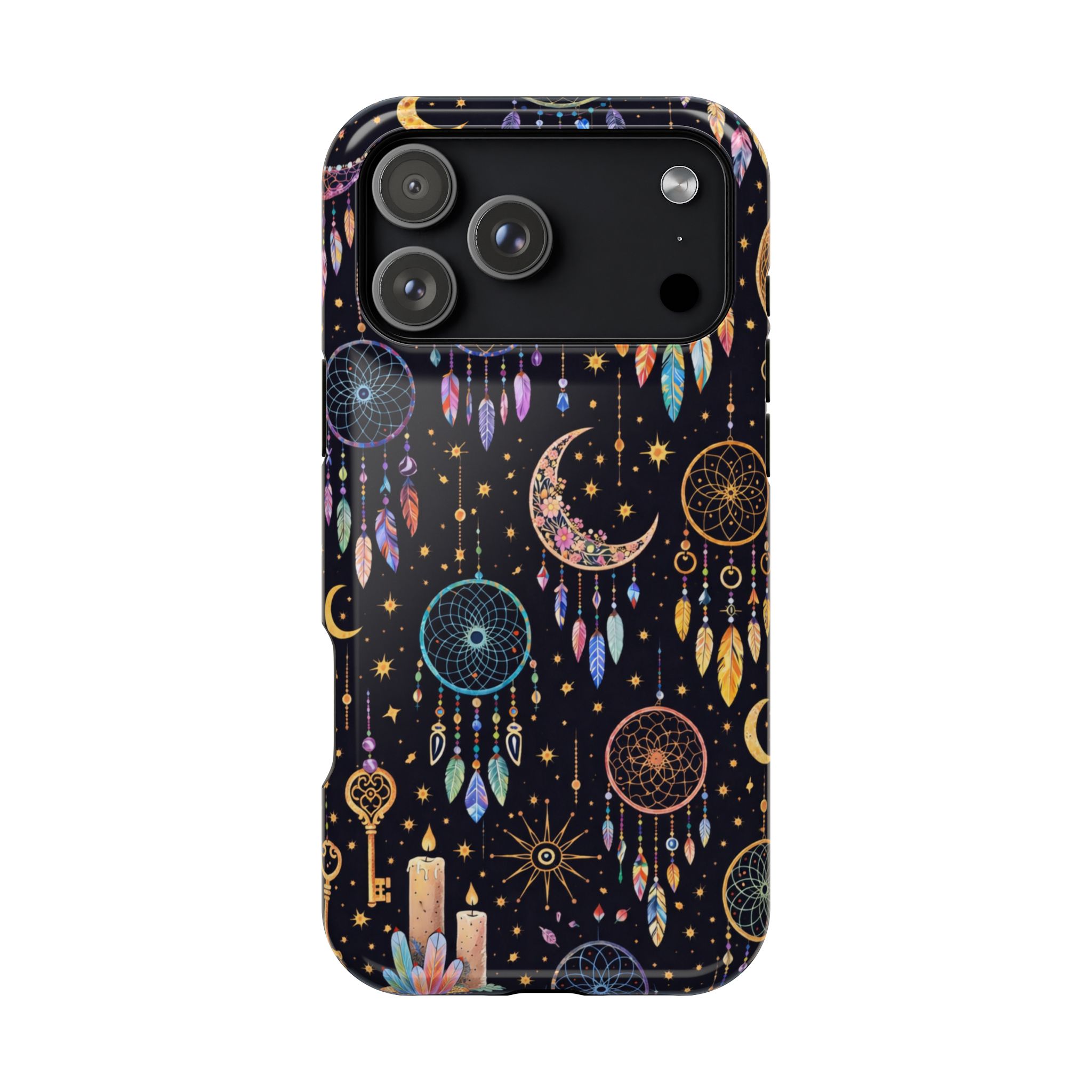 Celestial Dreams – Lunar Dream Catcher Magic iPhone Case - Image 39