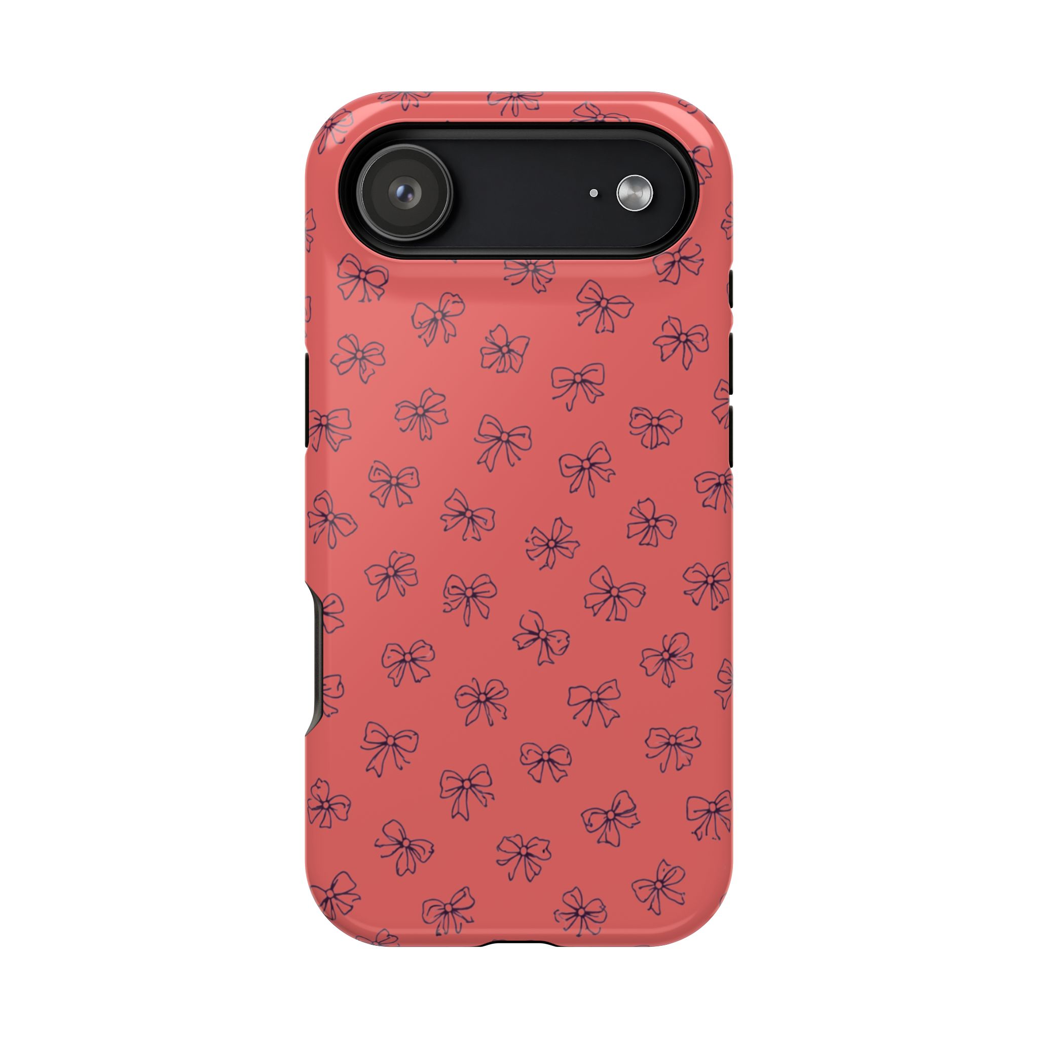 Coral Bows – Coral Bow iPhone Case - Image 35