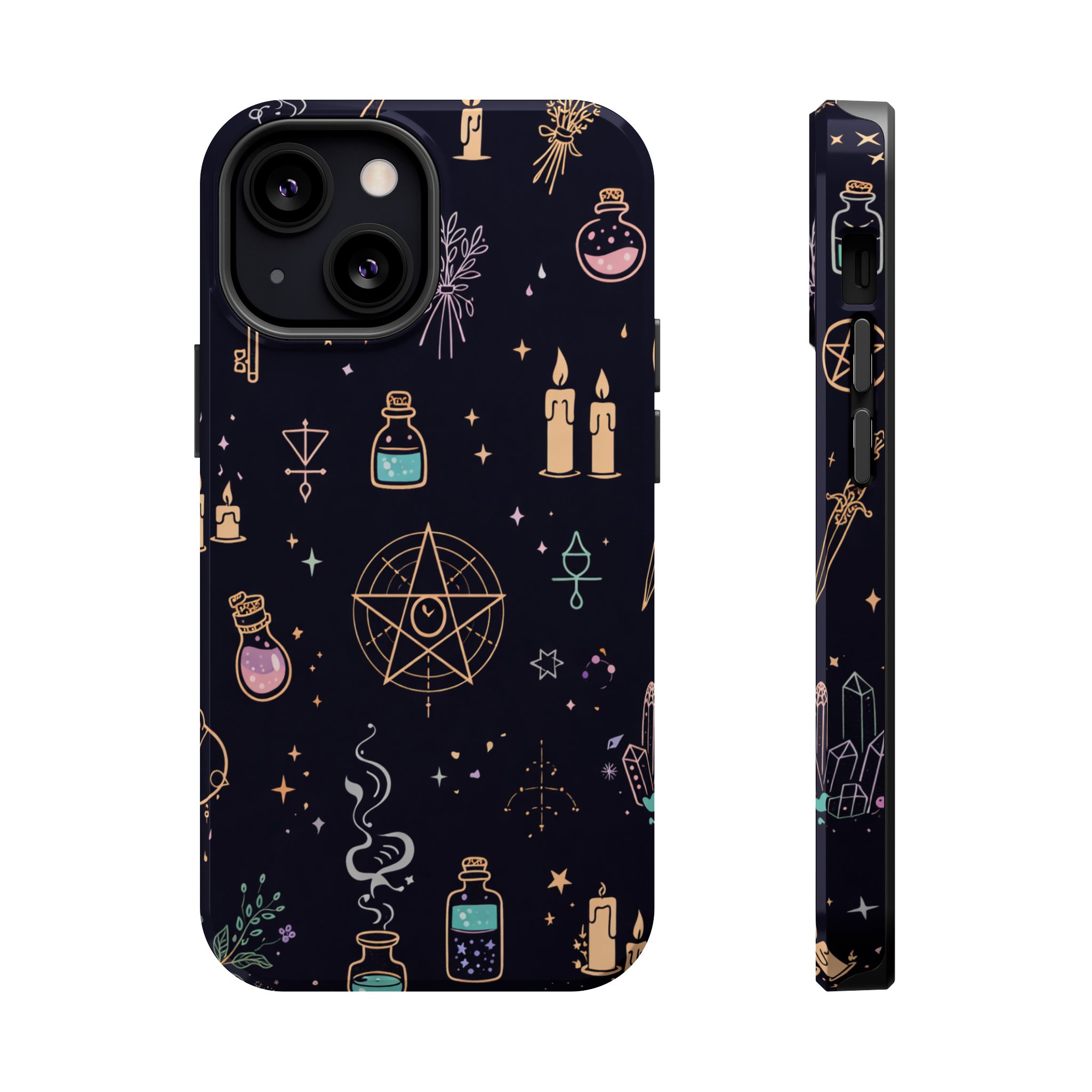 Coven Symbols – Witchcraft Icons Magic iPhone Case - Image 12