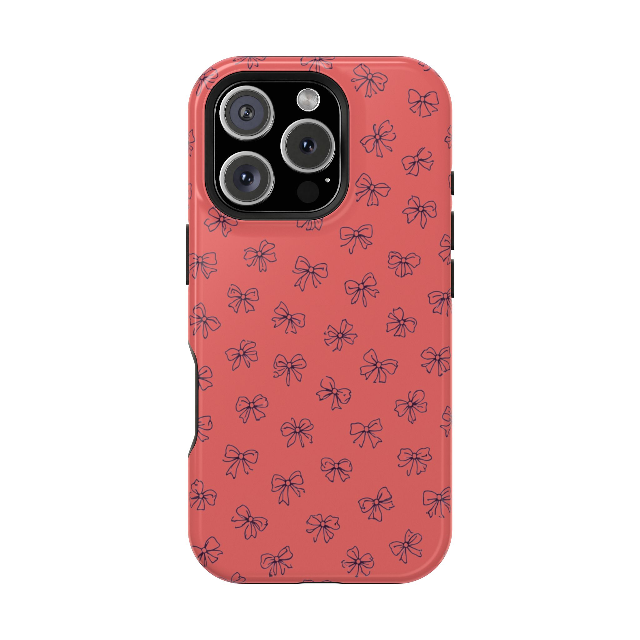 Coral Bows – Coral Bow iPhone Case - Image 30